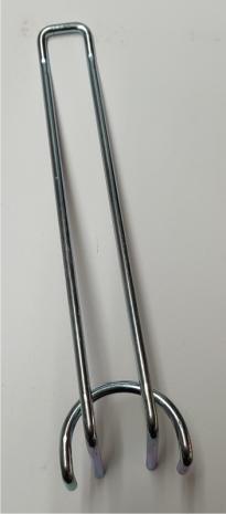 Gitterwand-Doppel-Haken NL160 mm