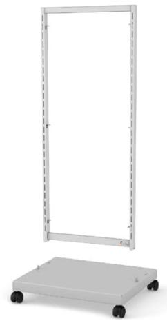 LWS-Tower Grundgestell mit Rollen 2-seitig, silber