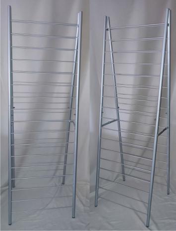 Geschenkpapierbogen-Ständer, 550 mm, silber, 2-seitig