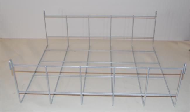 Einhängekorb für Geschenkpapierbogen-Ständer, 550 mm, silber