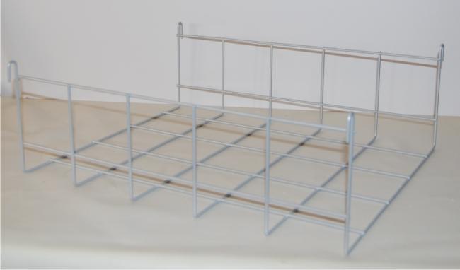 Einhängekorb für Geschenkpapierbogen-Ständer, 550 mm, silber