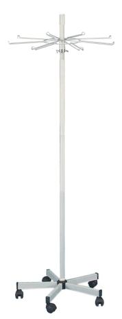 Hakenring-Bodenständer 1/8 Doppelhaken, 1150 mm