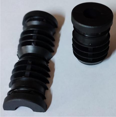 PE-STOPFEN RR 22x1,5/12 schwarz