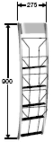 Wandmagazin Filio II -5