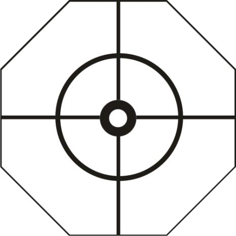 Grundständer 8-seitig, schwarz, für 1-reihige Fachleisten bis 185 mm