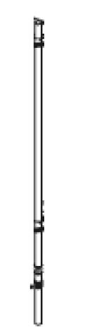 Standrohr 28 Ø x 1780 mm, schwarz