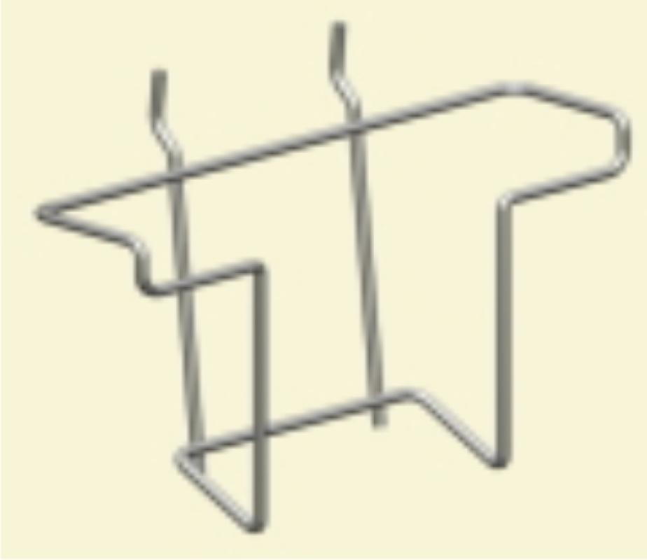 Karten-Hängefach, 151 mm breit, A6 quer, silber
