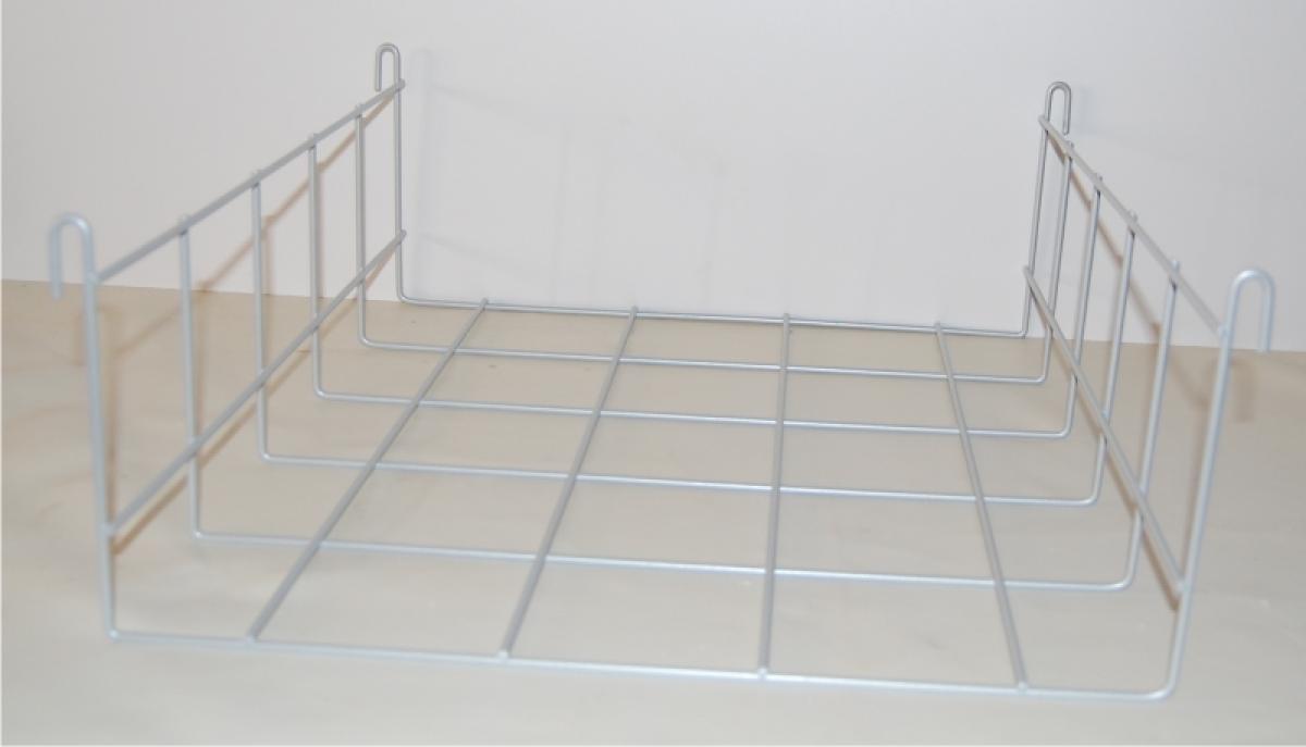 Einhängekorb für Geschenkpapierbogen-Ständer, 550 mm, silber