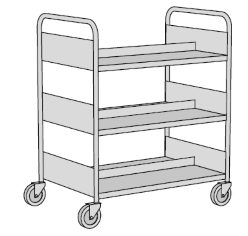Univers Bücherwagen