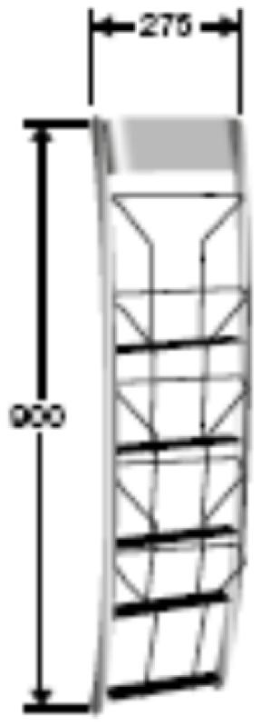 Wandmagazin Filio II -5