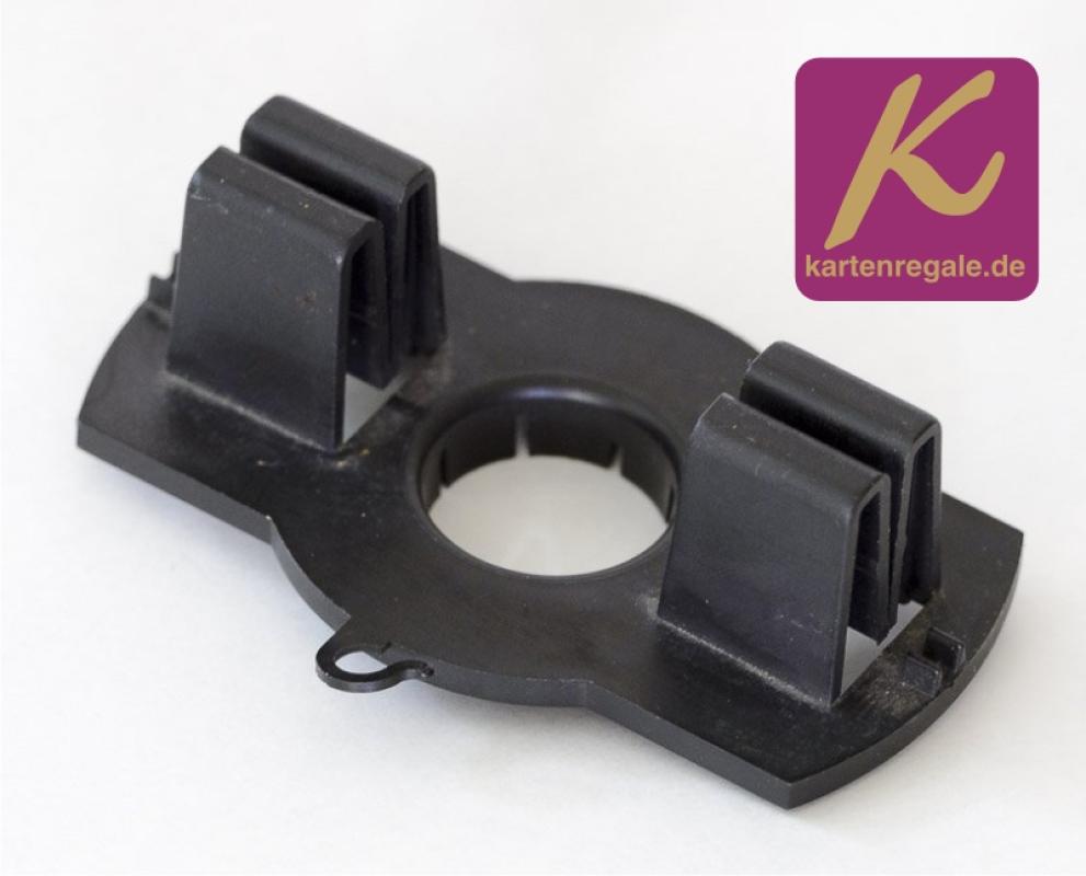 Schilderklemme PA 6 schwarz 30/28 mm Ø