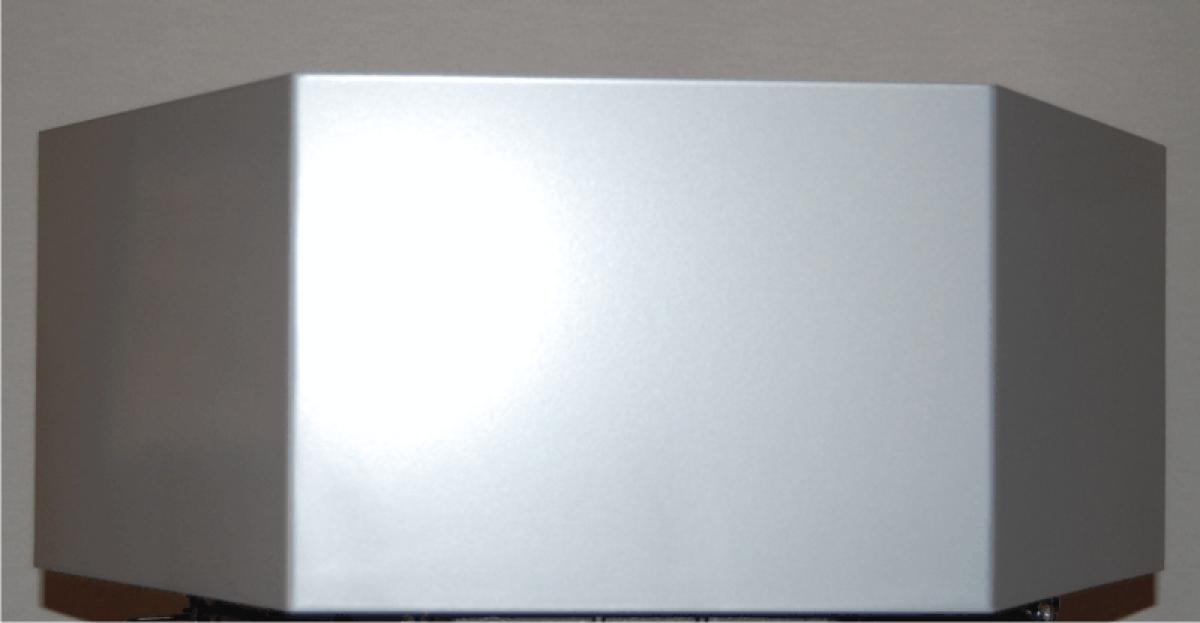 Topper zu Bodenständer 6-seitig schwarz 500 mm Ø