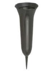 Grabvasen Anthratit, 46 cm hoch